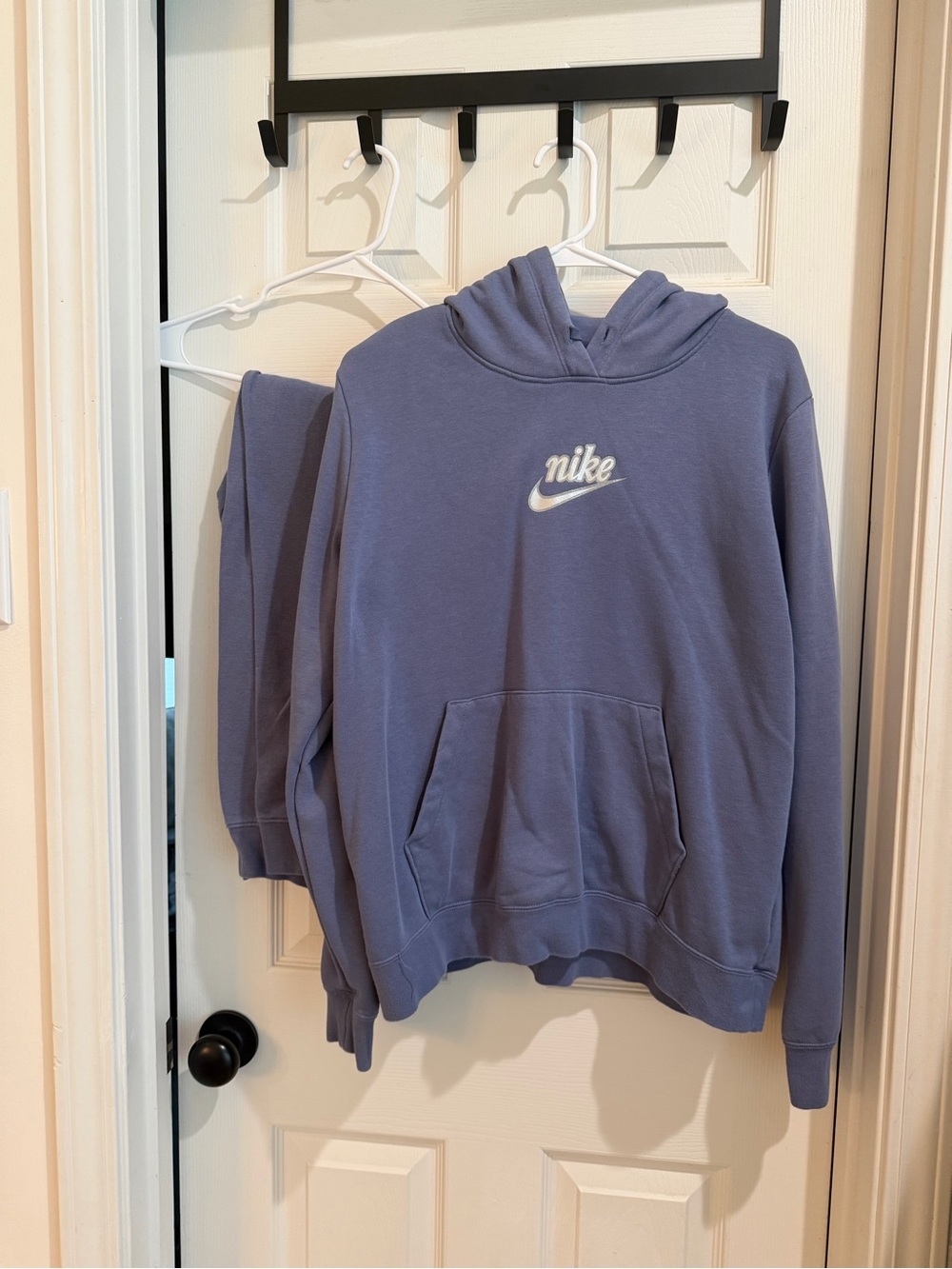Nike World Indigo Metallic Silver Hoodie Sweat Set